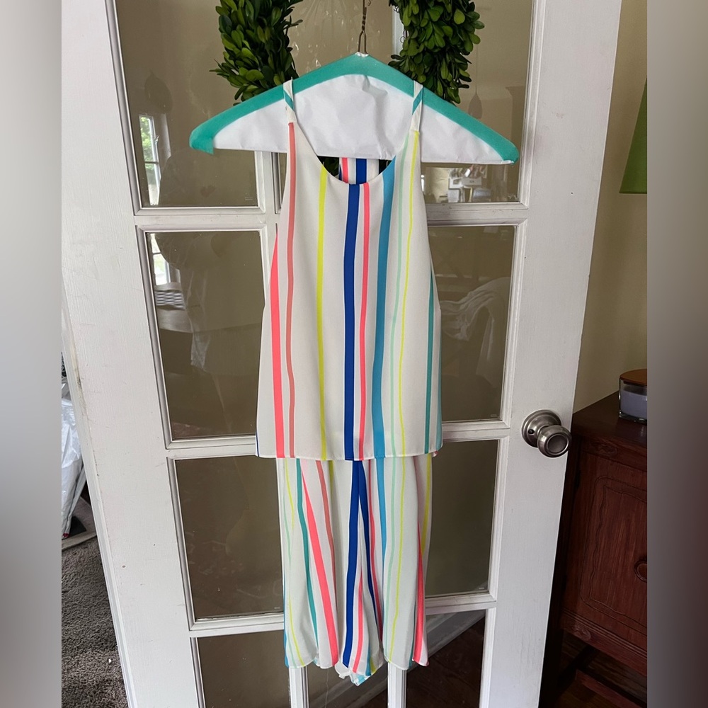 Crosby Colorful Striped Romper